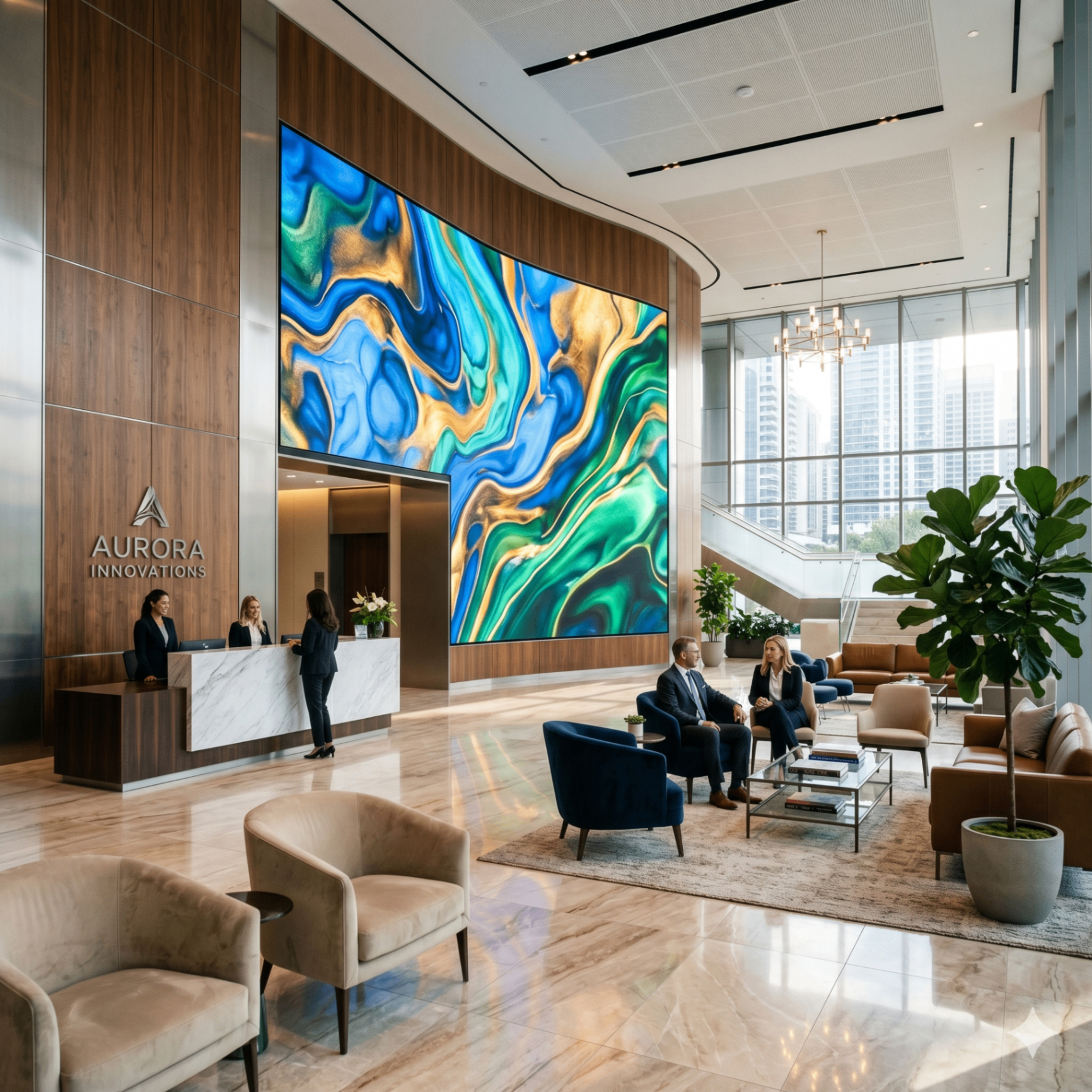 Digital signage en Corporativo